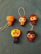 Zestaw figurek Harry Potter Quiddich - Harry, Ron, Sedrick