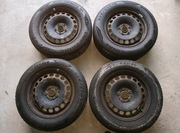 4 Opony zimowe 225/60/R16 M+S z felgami 6,5J/5x112/57,1mm R16 wyważone