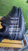 Ralph Lauren Polo Sport NOWE Męskie buty sportowe z miękkiej skóry, Roz. 49