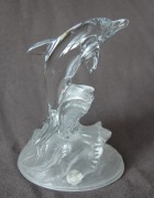 Delfin figurka Cristal d'Arques France