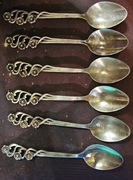 Posrebrzane łyżeczki do kawy 