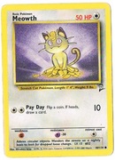 Meowth #80 Pokemon Base Set 2