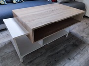 Stolik kawowy 90x60 cm z półkami – nowoczesny i praktyczny