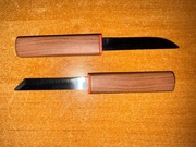 Noże tanto i zwykły brązowe