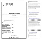 John Deere 7610 7710 7810 Operation Test Manual Instrukcja serwisowa diagno