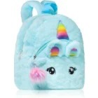 BrushArt KIDS Fluffy unicorn plecak mały niebieski
