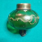 Mały zbiornik=pianinówka do lampy naftowej=wymiary na zdjęciach