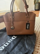 Dune London Daring tote/ duża torba shopper camel NOWA z metkami