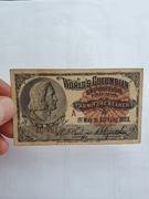 Banknot Columbian Exposition 1983 r 