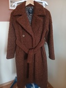 Futro płaszcz misiek Ochnik unikatowe XS jak nowe