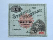 Banknot 100 koron Szwecja 