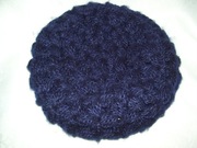 CZAPKA, BERET DAMSKI - PODWÓJNY - RĘCZNIE ROBIONY - M