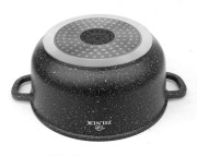 Garnek marmurowy ze szklaną pokrywką 16cm ZILNER ZL-9001 (1,3 L)