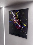 Obraz Porsche 3D oryginalny, ręcznie tworzony.