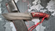 Nóż ZZ Custom Knives OBOZOWIEC DUŻY RISING, NCV1, Dymonwood
