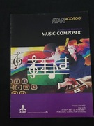 Zeszyt ATARI MUSIC COMPOSER computer program retro  