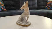 Porcelanowa rzeźba "Pies" Metzler & Ortloff, 1930r