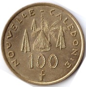 NOWA KALEDONIA 100 franków 2015, KM# 15a, AU, 