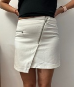 Spódnica asymetryczna biała spódniczka HM rozmiar 38 M