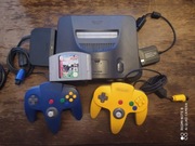 NINTENDO 64 ZESTAW Z GRĄ 2 PADY