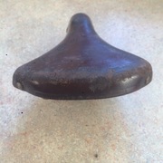 Siodełko do roweru dziecięcego skórzane