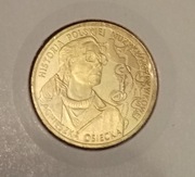 POLSKA 2 zł  2013  AGNISZKA OSIECKA   menn. w holderze  POLECAM