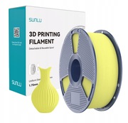 SUNLU PLA Classic (HS Matte) 1.75mm 1kg Lemon Yellow / Żółty, cytrynowy
