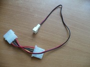 Kabelek do wentylatora z wtykiem 3pin Molex ->3pin
