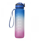 BUTELKA NA WODĘ BIDON Z MIARKĄ Z PODZIAŁKĄ 1000ML 1L