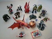 Figurki Rycerzy Smoki Żółwie Ninja Batman kula LEGO puzzle Spiderman plecak