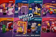 Zestaw Klocki typu LEGO Inside Out 2 – zestaw 8 sztuk figurki + scenki