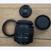 Obiektyw Sony SAM 18-55 2gen DT3.5-5.6 dekle osłon