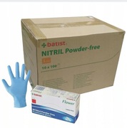 Rękawiczki nitrylowe, niebieski.  Rozmiar S,M,L