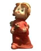 Figurki Aniołków Figurka Aniołek z magiczną różdżką czerwony 5cm