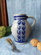 Dzbanek gliniany 1 litr szkliwiony solą