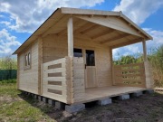 SOLIDNY domek z tarasem *6 x 4* 24 m2*działka ROD