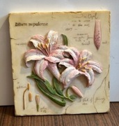 Śliczny obrazek z alabastru 