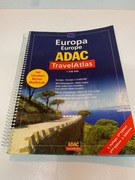 ADAC mapa europy dla kierowców travel atlas 2008