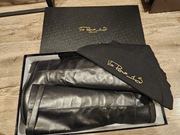 Skórzane Buty Via Roma 15 Do Kolan