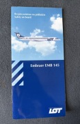 Safety Card/Karty Bezpieczeństwa Polskie Linie Lotnicze LOT Embraer EMB 145