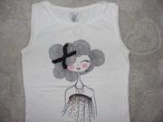 urocza bluzka ZARA roz.128 cekiny