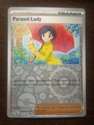 REVERSE HOLO Parasol Lady 169/182 Karta POKEMON TCG S&V Paradox rift