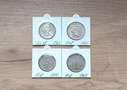 Zestaw 4 monet PRL - 10 zł w holderach