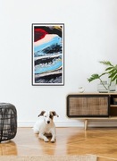 Obraz akrylowy abstrakcja Pouring