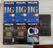 Kasety VHS MARKOWE, przy kupnie wszystkich obniżam cenę do 5zł za szt.