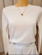 Biały mięciutki milutki sweterek Atmosphere 36