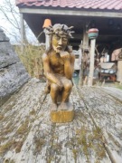 Rzeźba pt. "Chrystus Frasobliwy"