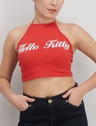 top lefties Hello Kitty czerwony