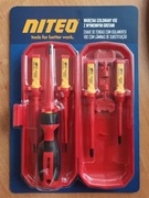 Wkrętak izolowany VDE z wymiennymi grotami Niteo