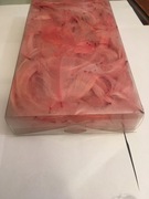 Piórka dekoracyjne jasne różowe 50g